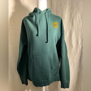 SANTA CRUZ Skater Hoodie with Shroom Design Men’s Size XL Hawk Cobra Kai Gear